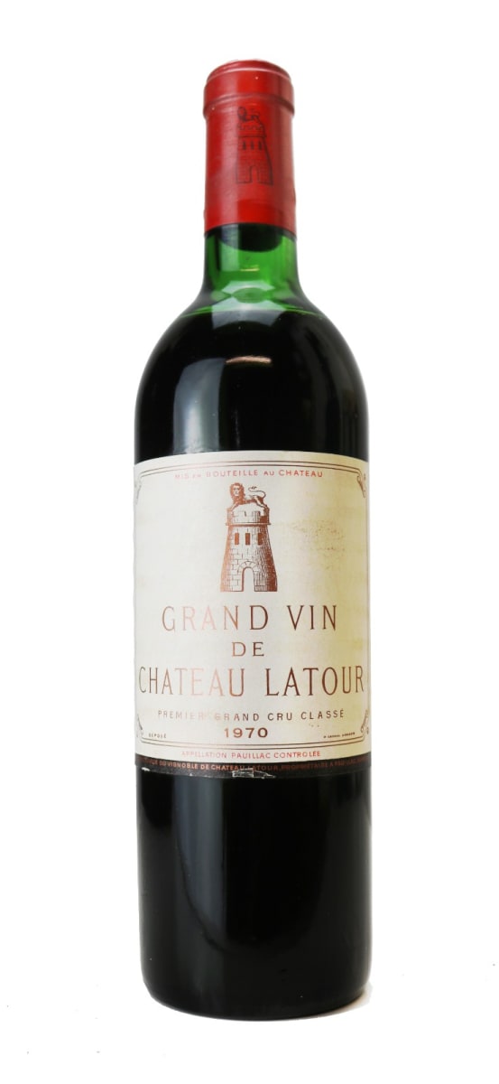 Chateau Latour  1970  Front Bottle Shot
