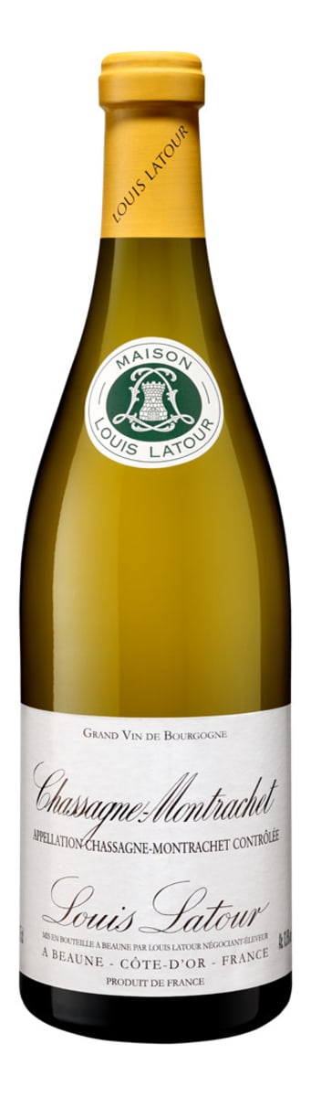 Louis Latour Chassagne-Montrachet Blanc 2017 Front Bottle Shot