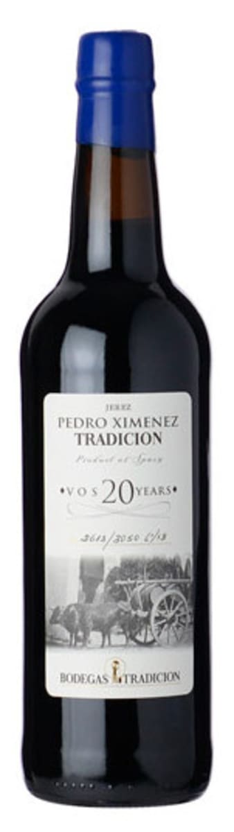 Bodegas Tradicion Pedro Ximenez VOS Front Bottle Shot