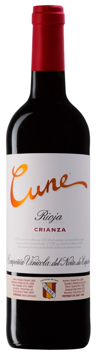 Cune Crianza 2020 Front Bottle Shot