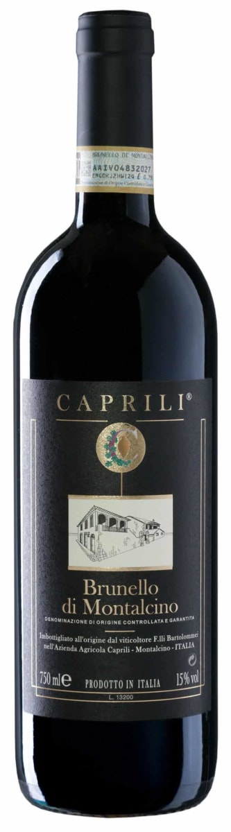 Caprili Brunello di Montalcino 2019 Front Bottle Shot
