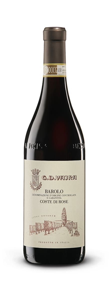 G.D. Vajra Barolo Coste di Rose 2018 Front Bottle Shot