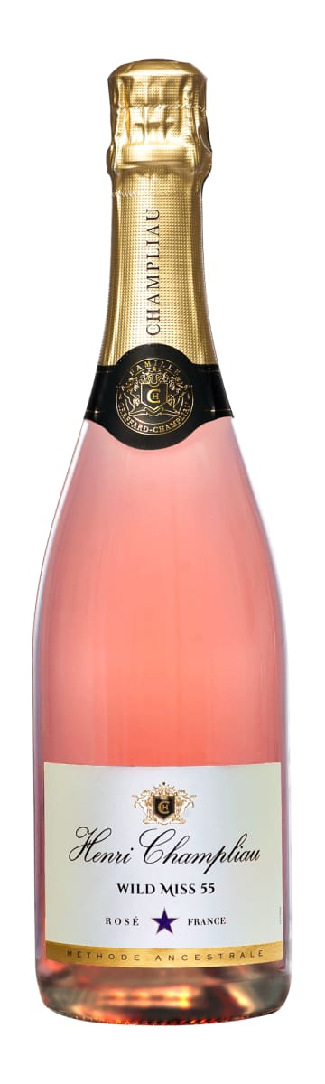 Henri Champliau Wild Miss Methode Ancestrale Rose Demi Sec Front Bottle Shot