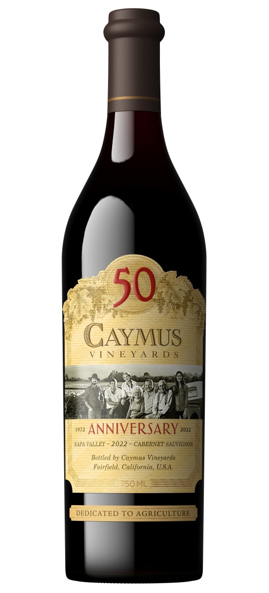 ケイマスヴィンヤーズ50周年記念2022. 750ml Caymus Napa Valley Cabernet Sauvignon (50th Anniversary