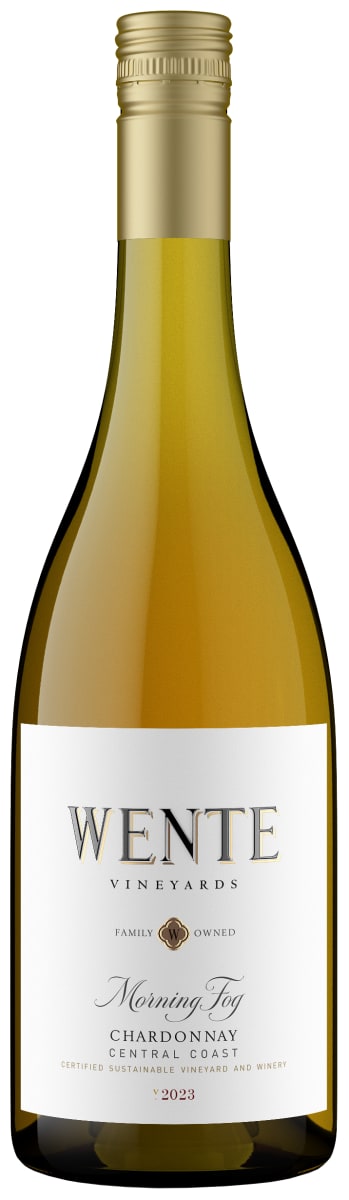 Wente Morning Fog Chardonnay 2023 Front Bottle Shot