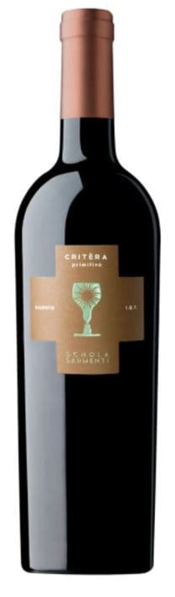 Schola Sarmenti Critera Primitivo 2016 Front Bottle Shot