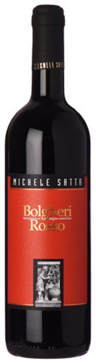 Michele Satta Bolgheri Rosso 2015 Front Bottle Shot