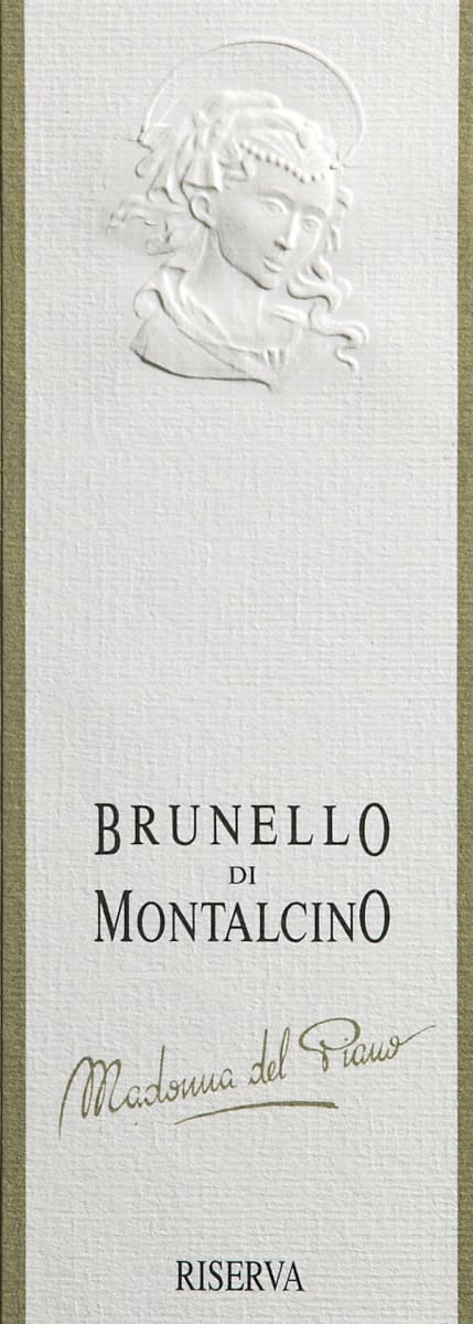 Valdicava Madonna del Piano Brunello di Montalcino Riserva (6 Liter Bottle) 2016 Front Label