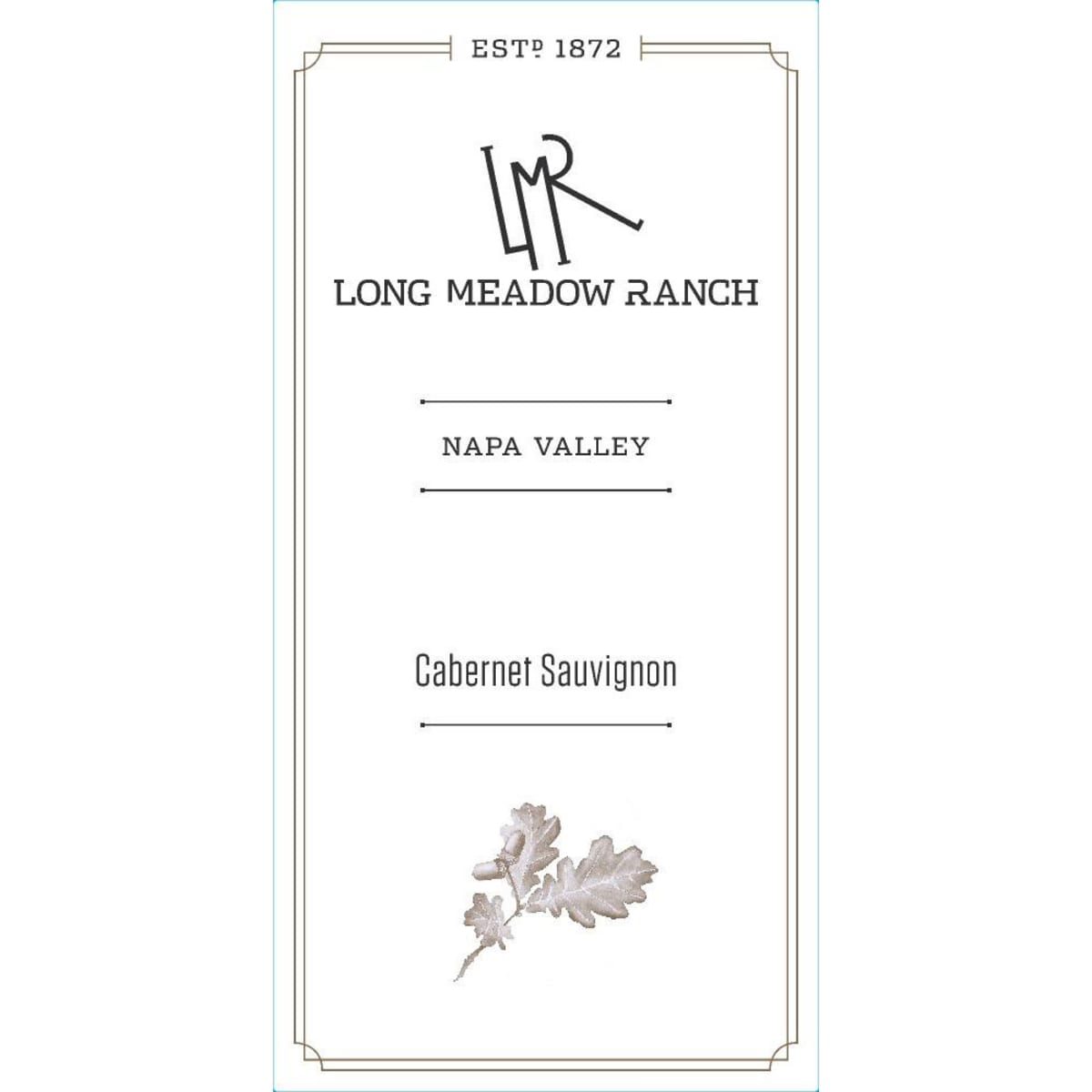 Long Meadow Ranch Cabernet Sauvignon (375ML half-bottle) 2018 Front Label