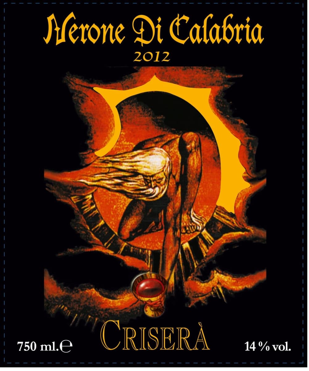 Casa Vinicola Crisera Crisera 'Nerone di ' 2012  Front Label