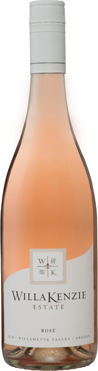 WillaKenzie Estate Rose 2018 Front Bottle Shot