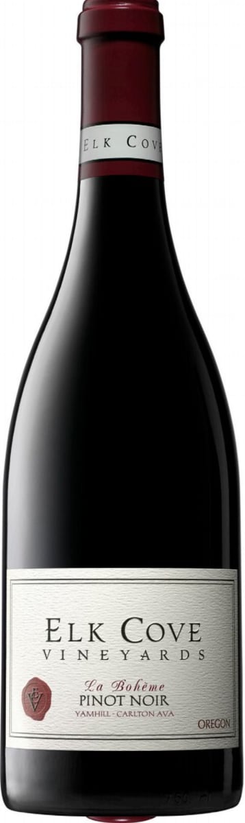 Elk Cove La Boheme Pinot Noir 2015 Front Bottle Shot