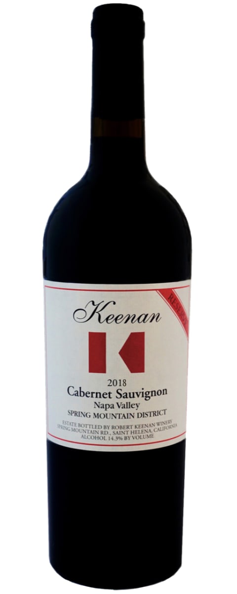 キーナン・ワイナリー　カベルネ・ソーヴィニヨン　スプリング・マウンテン　2018 Keenan Reserve Cabernet Sauvignon 2018 | Wine.com
