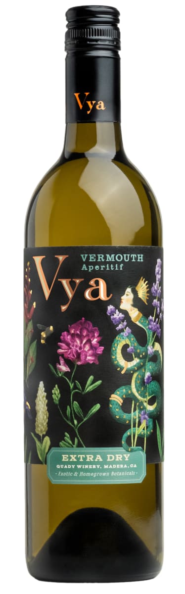 Quady Vya Extra Dry Vermouth Front Bottle Shot