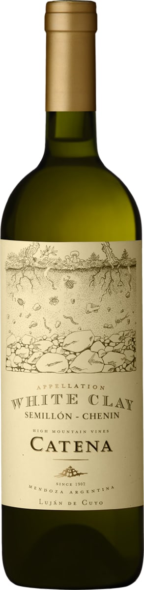 Catena Appellation Lujan de Cuyo White Clay Semillon-Chenin Blanc 2023 Front Bottle Shot