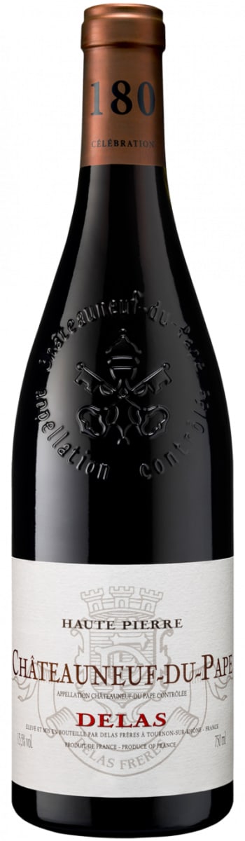 Delas Chateauneuf-du-Pape Haute Pierre 2020 Front Bottle Shot