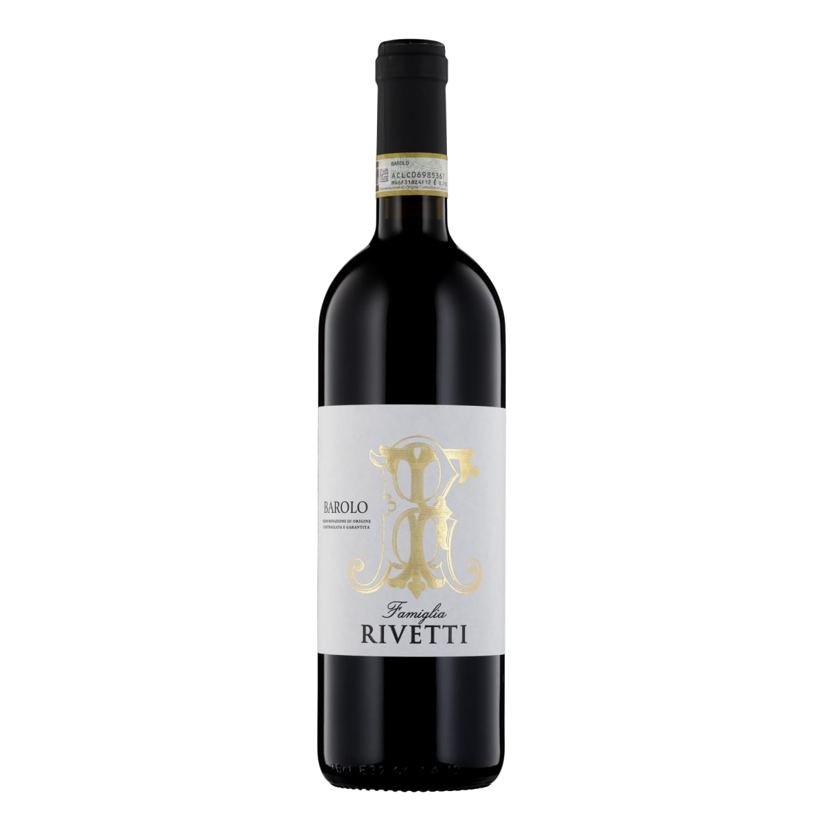 Famiglia Rivetti Barolo 2018 Front Bottle Shot
