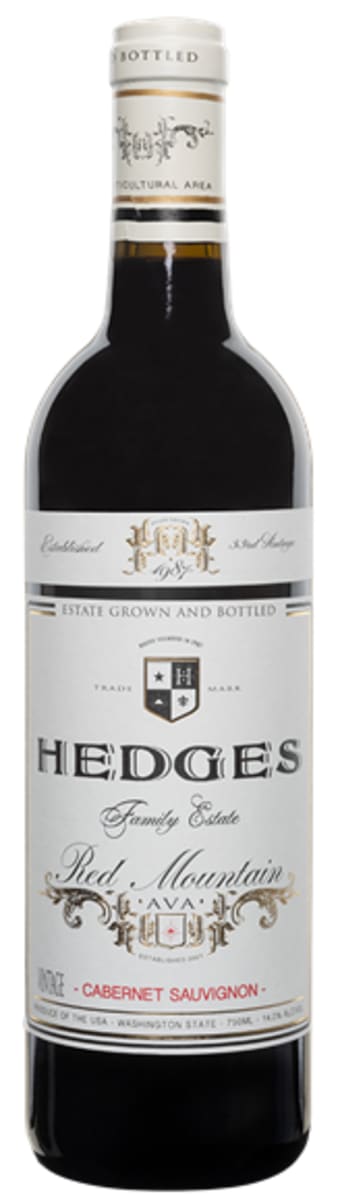 Hedges Family Estate Red Mountain Cabernet Sauvignon 2021 Front Bottle Shot