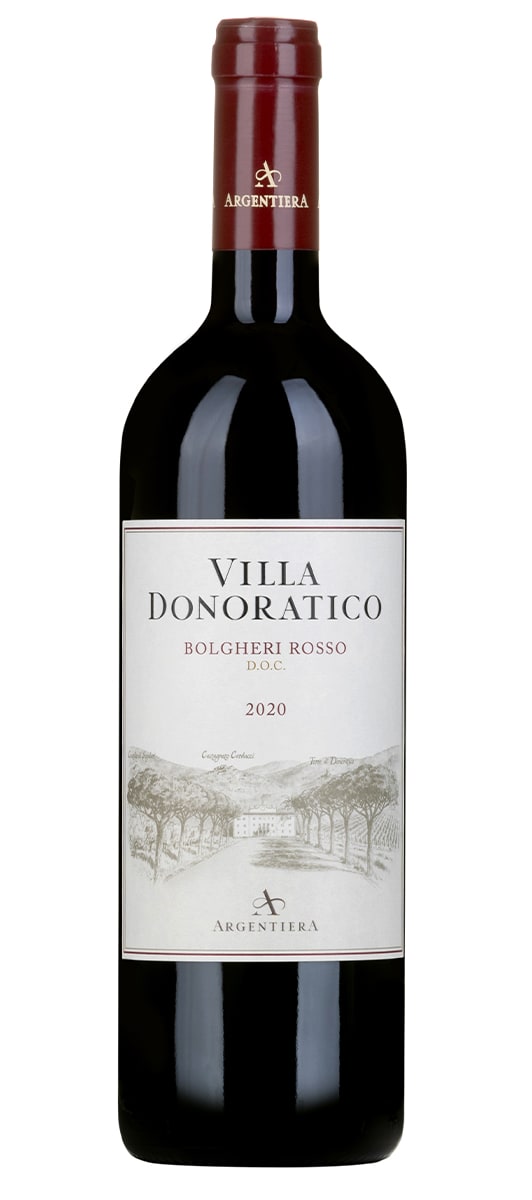 Argentiera Villa Donoratico Bolgheri 2020 Front Bottle Shot