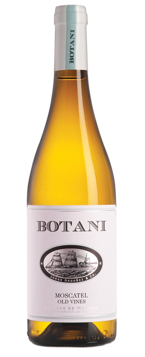 Bodegas Jorge Ordonez Malaga Botani Old Vines Moscatel 2023 Front Bottle Shot