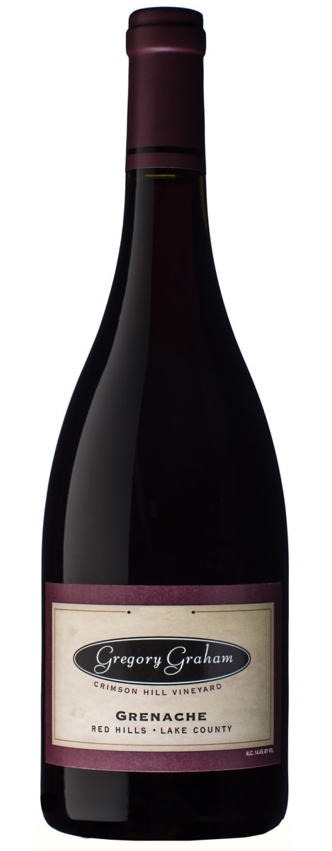 Gregory Graham Crimson Hill Vineyard Grenache 2017 Front Bottle Shot