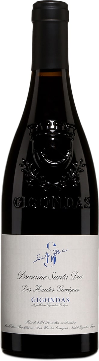 Domaine Santa Duc Les Hautes Garrigues Gigondas 2021 Front Bottle Shot