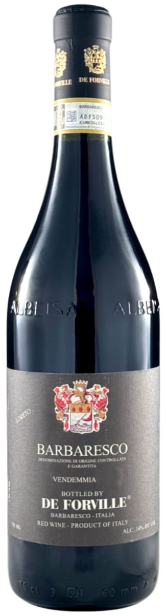 De Forville Barbaresco Vigneto Loreto 2020 Front Bottle Shot