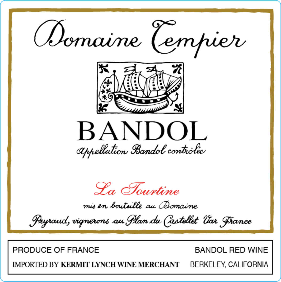 Domaine Tempier Bandol La Tourtine Rouge (1.5 Liter Magnum) 2022 Front Label
