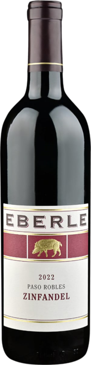 Eberle Zinfandel 2022 Front Bottle Shot