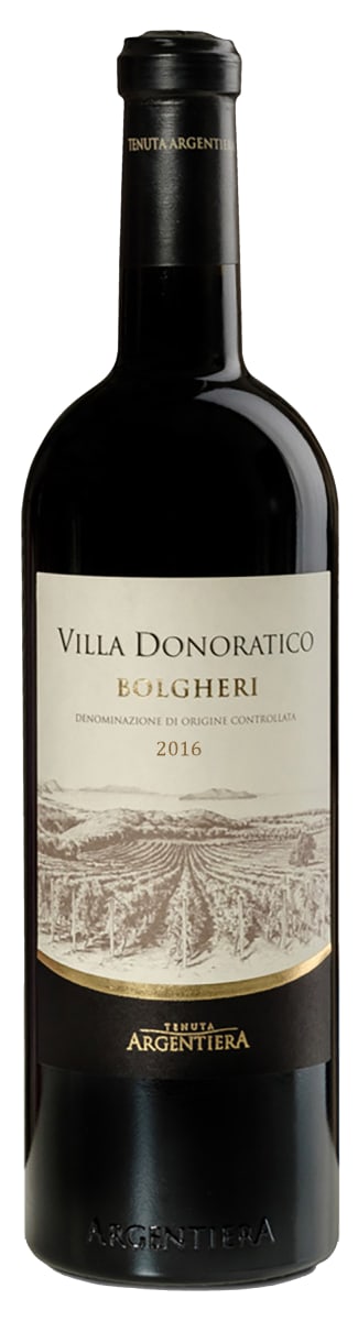 Argentiera Villa Donoratico Bolgheri 2016  Front Bottle Shot