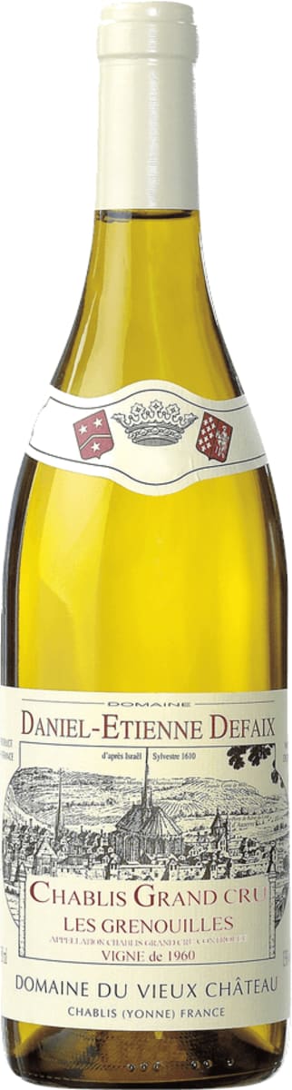 Daniel-Etienne Defaix Chablis Grenouilles Grand Cru 2012  Front Bottle Shot