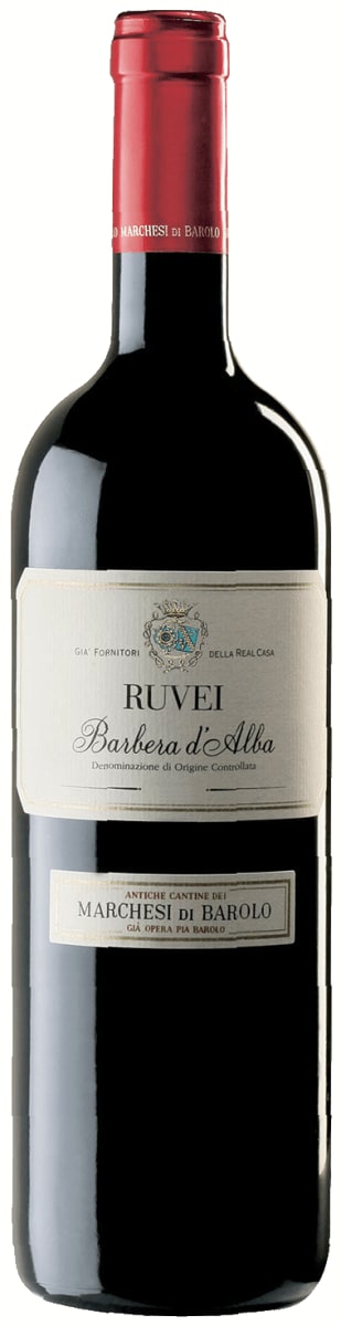 Marchesi di Barolo Barbera d'Alba Ruvei 2015 Front Bottle Shot