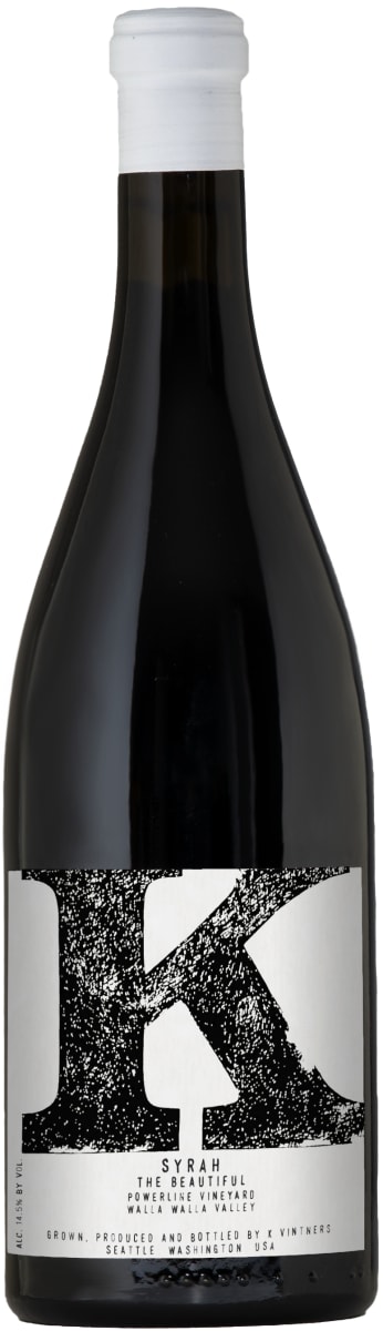 K Vintners The Beautiful Syrah 2020 Front Bottle Shot