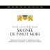 Bernardus Saignee de Pinot Noir 2012 Front Label