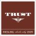Trust Cellars Riesling 2009 Front Label