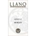 Llano Merlot 2014 Front Label