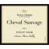 Wild Horse Cheval Sauvage Pinot Noir 2010 Front Label