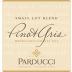 Parducci Small Lot Blend Pinot Gris 2010 Front Label