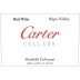 Carter Cellars Hossfeld Coliseum Red Blend (signed) 2007 Front Label
