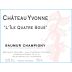 Chateau Yvonne Saumur-Champigny L'Ile Quatre Sous 2016 Front Label