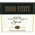 Sobon Estate Syrah 2008 Front Label