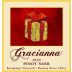 Gracianna Winery Bacigalupi Vineyard Pinot Noir 2009 Front Label