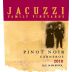 Jacuzzi Pinot Noir 2010 Front Label