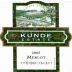 Kunde Merlot 2005 Front Label