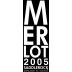 Malibu Wines Saddlerock Merlot 2005 Front Label
