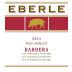 Eberle Barbera 2014 Front Label