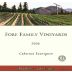 Fore Family Vineyards Cabernet Sauvignon 2006 Front Label