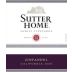 Sutter Home Zinfandel 2008 Front Label