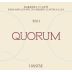 Quorum Barbera d'Asti 2001 Front Label