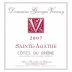 Georges Vernay Cotes du Rhone Sainte-Agathe 2007 Front Label